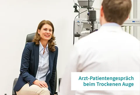 Trockene Augen: Wie das Arztgespräch den Therapieerfolg verbessert