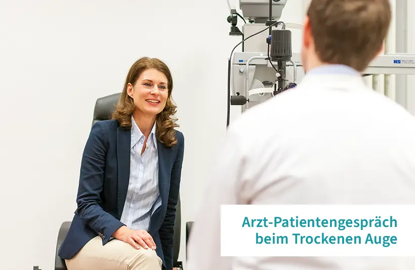 Trockene Augen: Wie das Arztgespräch den Therapieerfolg verbessert